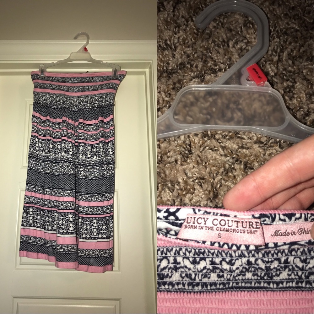 Juicy Couture strapless sundress